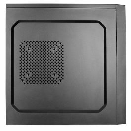 Anima AC4 Caja PC Minitorre MicroATX/Mini-ITX Negra, Frontal Aluminio Pulido, USB 3.0, Audio y Micrófono