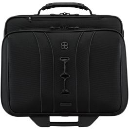 Wenger Legacy Black Series - Maleta con Ruedas para Portátil 15.6 pulgadas con Bolsillo para Tablet, Negra
