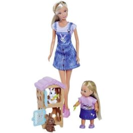 SIMBA - Steffi Love - Familia de conejos + Evi love - Muñeca de moda Precio: 31.99000057. SKU: B197APKYYR