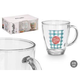 Taza Vidrio Hot Coffee 370Ml Vivalto 12X10CM (24 Unidades) Precio: 28.78999948. SKU: B16XSEEJ35