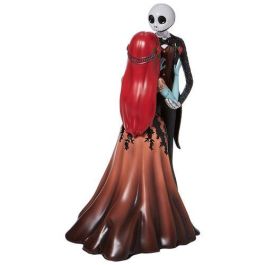 Enesco Figura Disney Pesadilla Antes de Navidad Jack & Sally Pintada a Mano 24 cm Resina de Piedra de Alta Calidad