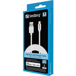 Sandberg Cable Sync & Charge USB a Lightning de 2m Apple Approved