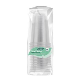 Set de 20 vasos transparentes 300 cc Algon (24 Unidades) Set de 20 vasos transparentes 300 cc Algon (24 Unidades)