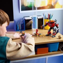 LEGO 77005 Sonic the Hedgehog Knuckles vs. Meca Egg Crusher del Dr. Eggman, Set de Construcción con Figuras y Anillos