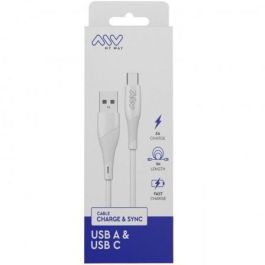 Cable USB-C Myway MWUSC0019 1 m Cable USB-C Myway MWUSC0019 1 m