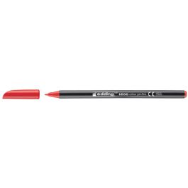 Rotulador Edding Punta Fibra 1200 Rojo N.2 Punta Redonda 0.5 mm 10 unidades