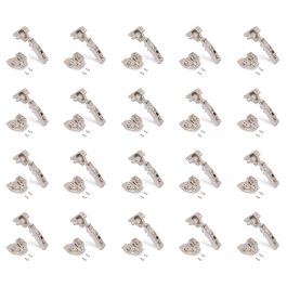 Emuca Lote de 20 bisagras rectas X91 con cierre suave y suplementos Euro, Altura 0, Acero, Niquelado Precio: 36.88999963. SKU: B149JLQV68