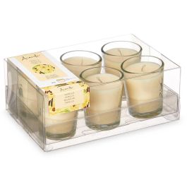 Set 6 Velas Vaso Vidrio Vainilla Acorde 16X6CM (12 Unidades) Set 6 Velas Vaso Vidrio Vainilla Acorde 16X6CM (12 Unidades)