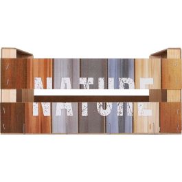Confortime Caja de Madera Brillo Nature, 36 x 26.5 x 17 cm (6 Unidades)