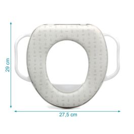 KioKids Petits moments Reductor WC Gris con Asas para Niños +12 Meses