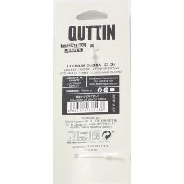 Cuchara de acero inoxidable Silver 33 cm Quttin (24 Unidades) Cuchara de acero inoxidable Silver 33 cm Quttin (24 Unidades)