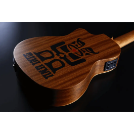 LAG Ukelele Tiki Uku Mini Bass Cutaway Eletroacustico Lag