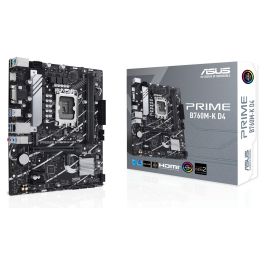 Asus Placa Base PRIME B760M-K D4, Intel LGA 1700, B760, 4 DDR4, VGA+HDMI, 4SATA+M.2, 2.5Gb LAN, 5USB 3.2+1USB-C, 90MB1DS0-M1EAY0, Micro ATX Precio: 104.49999956. SKU: S0235783