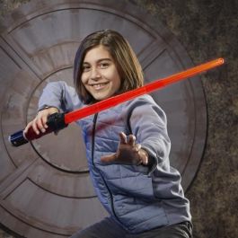 Hasbro HAS5010996202352 Sable de luz electrónico Darth Vader, Star Wars Lightsaber Forge Kyber Core, Juguete niños 4 años