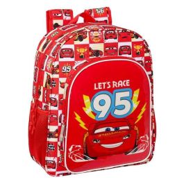 Mochila Escolar Cars Let's race Rojo Blanco (32 x 38 x 12 cm) Precio: 20.59000009. SKU: S4307793