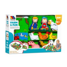 Manta actividades farm and fun con 7 figuras blanditas. Precio: 21.24881. SKU: S2422572