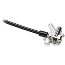 Kensington Candado para Portátil NanoSaver Keyed con Llave, Cable de Acero al Carbono de 1.8m, Negro
