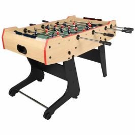 Ociotrends Futbolín Plegable de MDF, Mesa de Juegos para 2 Jugadores con Dimensiones de 137x74,5x86 cm, Recomendado para Mayores de 8 Años