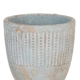 Macetero Cemento Decoración 14 X 14 X 14 cm