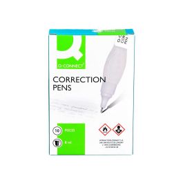 Corrector Q-Connect Lapiz Con Punta Metalica 8 mL