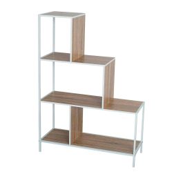 Estantería Versa Blanco PVC Metal Madera MDF 30 x 112,4 x 80 cm Precio: 52.5000003. SKU: B1JQABWDLC