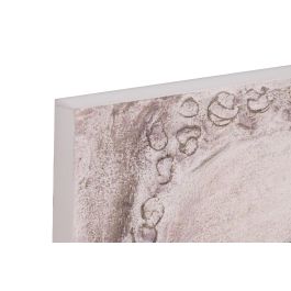 DKD Home Decor Cuadro Oriental Gris 3.5 x 80 x 80 cm (2 Unidades) Buda