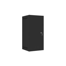 Lanberg Armario de Red de Pared 10 Pulgadas 12U Negro, Bastidor Metálico 280x310mm con Protección IP20 para Equipos Compactos