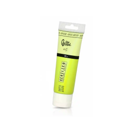 Liderpapel Pintura Acrílica Tubo de Plástico 60 ml Amarillo Limón