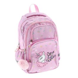 LOVELY STORY Mochila Fantasia Unicornio 42cm. Exterior impermeable, compartimento para tablet, tres compartimentos exteriores. Precio: 23.50000048. SKU: B18TE7GV6N