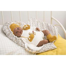 Muñecas Arias Muñeca Reborn 45 cm Rafael con Saco Portabebé Español