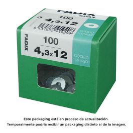 Fadix Arandela Plana Ancha Cinc 4,3x12mm Caja 100 Unidades
