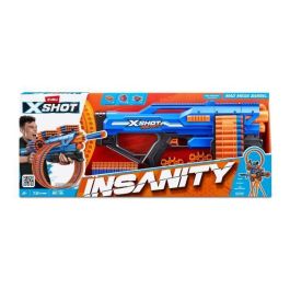 Blaster giratorio - ZURU - XSHOT Insanity Mad Mega Barrel - Blaster con cañón de 72 dardos y alcance de 27 metros Precio: 62.94999953. SKU: B1EB47X3D3