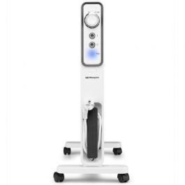 Orbegozo Radiador de Mica RMN 2000 con Ruedas | 2 Potencias 1000-2000W | Rápida Convección de Calor | Termostato Regulable | Protección Antivuelco