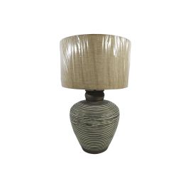 DKD Home Decor Lámpara Sobremesa Verde Aluminio 42 x 69 x 42 cm