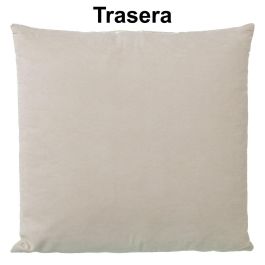 Cojín Alexandra House Living Crema Textil 43 x 43 cm