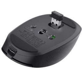 Ratón Inalámbrico por Bluetooth Trust Ozaa Compact Wireless/ Batería recargable/ Hasta 3200 DPI/ Negro Ratón Inalámbrico por Bluetooth Trust Ozaa Compact Wireless/ Batería recargable/ Hasta 3200 DPI/ Negro