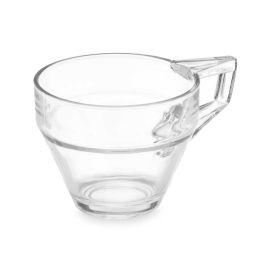 Taza de café y té Vivalto ZLQ02/BHA6 Transparente Vidrio 199 ml (6 Unidades)