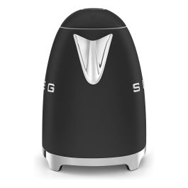 Smeg KLF03BLMEU Hervidor de agua 1,7 L 2400 W Negro mate con filtro antical, apagado automático y base 360°