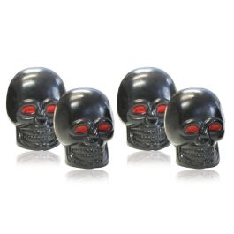 Aircaps Tapon Valvula Skull Negra With Rojo Eyes 4 Piezas FO32703 Precio: 7.49999987. SKU: S3701871