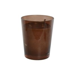 DKD Home Decor Vela Moderna Ámbar de Cristal y Cera, 640gr, 13x13x16 cm (4 Unidades) Precio: 103.95000011. SKU: B12E34XQML