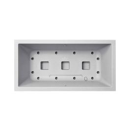 Elho ELH8711904499129 Jardinera Vivo Next Long 80, Maceta para Jardín/Terraza, Gris, L 78 x An 39 x Al 38 cm, Interior/Exterior, 100% Reciclada