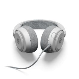 SteelSeries Arctis Nova 1P Auriculares Diadema Gaming Blanco 61612 con Micrófono Cancelación Ruido Jack 3.5mm Multiplataforma Alámbrico Supraurales Juego