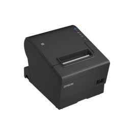 Epson TM-T88VII (152): Impresora de Recibos POS USB, Ethernet, Interfaz Fija, PS, Negra, Conectividad Avanzada y Rápida