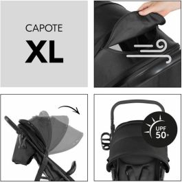 HAUCK HAU4007923148952 - Cochecito Todoterreno RAPID 4D, Plegado con una mano, 4 Ruedas, Negro