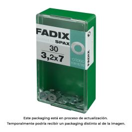 Fadix Caja 30 Arandelas Planas de Cinc 3,2x7mm