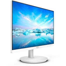 Philips 241V8AW/00 Monitor 23.8" Full HD IPS, Adaptive-Sync, LowBlue, Flicker-Free, HDMI, Sonido Estéreo, Blanco