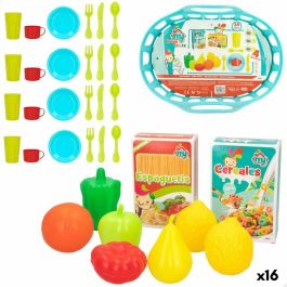 Set de Alimentos de Juguete Colorbaby Menaje y utensilios de cocina 34 Piezas 33 Piezas (16 Unidades) Set de Alimentos de Juguete Colorbaby Menaje y utensilios de cocina 34 Piezas 33 Piezas (16 Unidades)