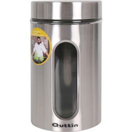 Tarro de vidrio y acero Quttin 1000 ml (12 Unidades) Tarro de vidrio y acero Quttin 1000 ml (12 Unidades)