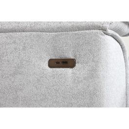 Sofa Cama Moderno DKD Home Decor Gris Claro 153 x 88 x 220 cm