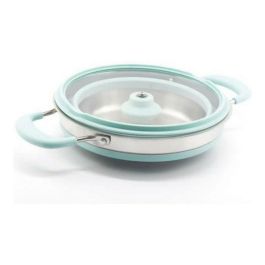 Cazuela Retráctil de Silicona con Tapa de Vidrio, 20cm - Apta para Horno (hasta 200°C) y Placas (excepto Inducción) Precio: 38.50000022. SKU: S7121038